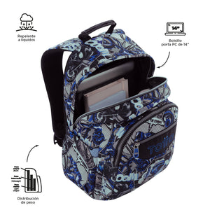 Mochila Acuareles Promo - Adaptable a carro