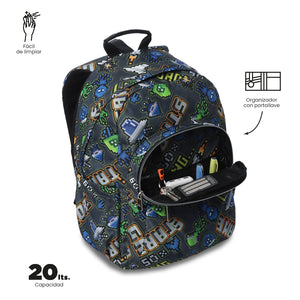 Mochila Acuareles - Adaptable a carro