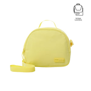 Pack X 3 Mochila + Portameriendas + Estuche Yuno