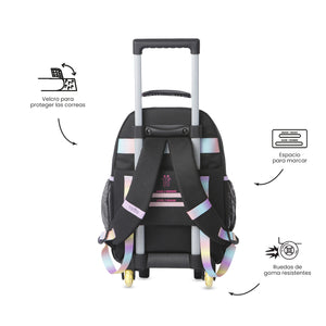 Mochila de ruedas Glowing Black