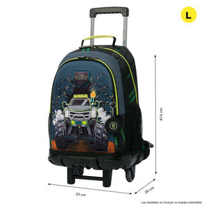 Mochila de ruedas Monster Race