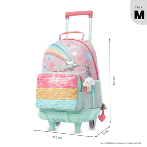Mochila de ruedas Rainbow Star