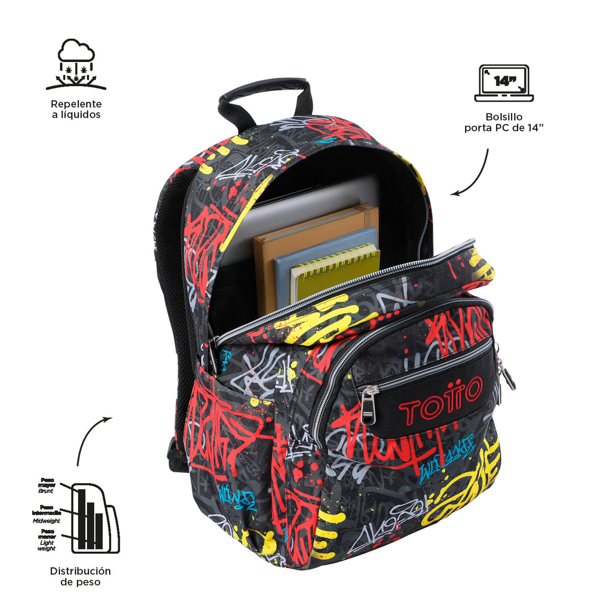Mochila Acuareles Promo - Adaptable a carro
