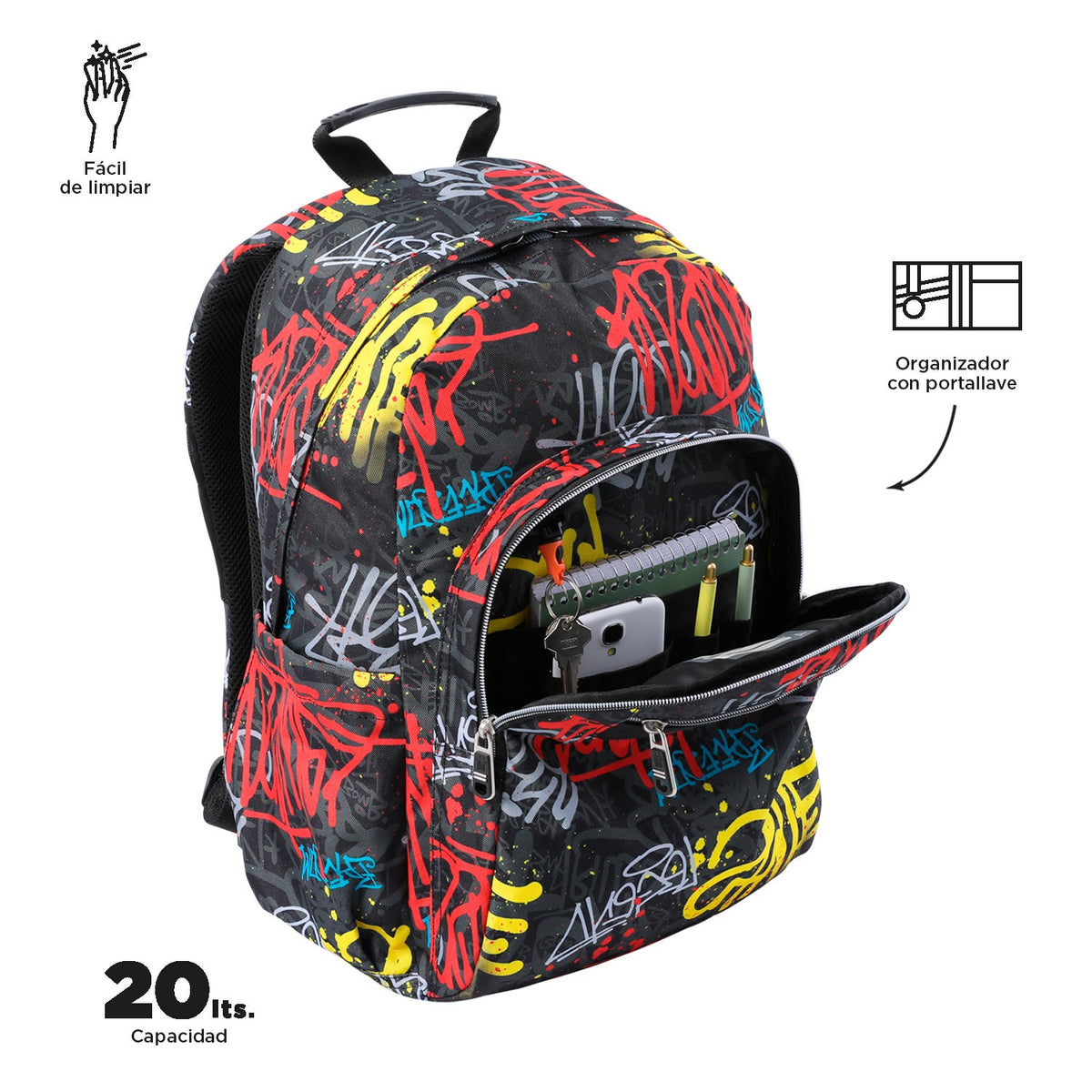Mochila Acuareles Promo - Adaptable a carro