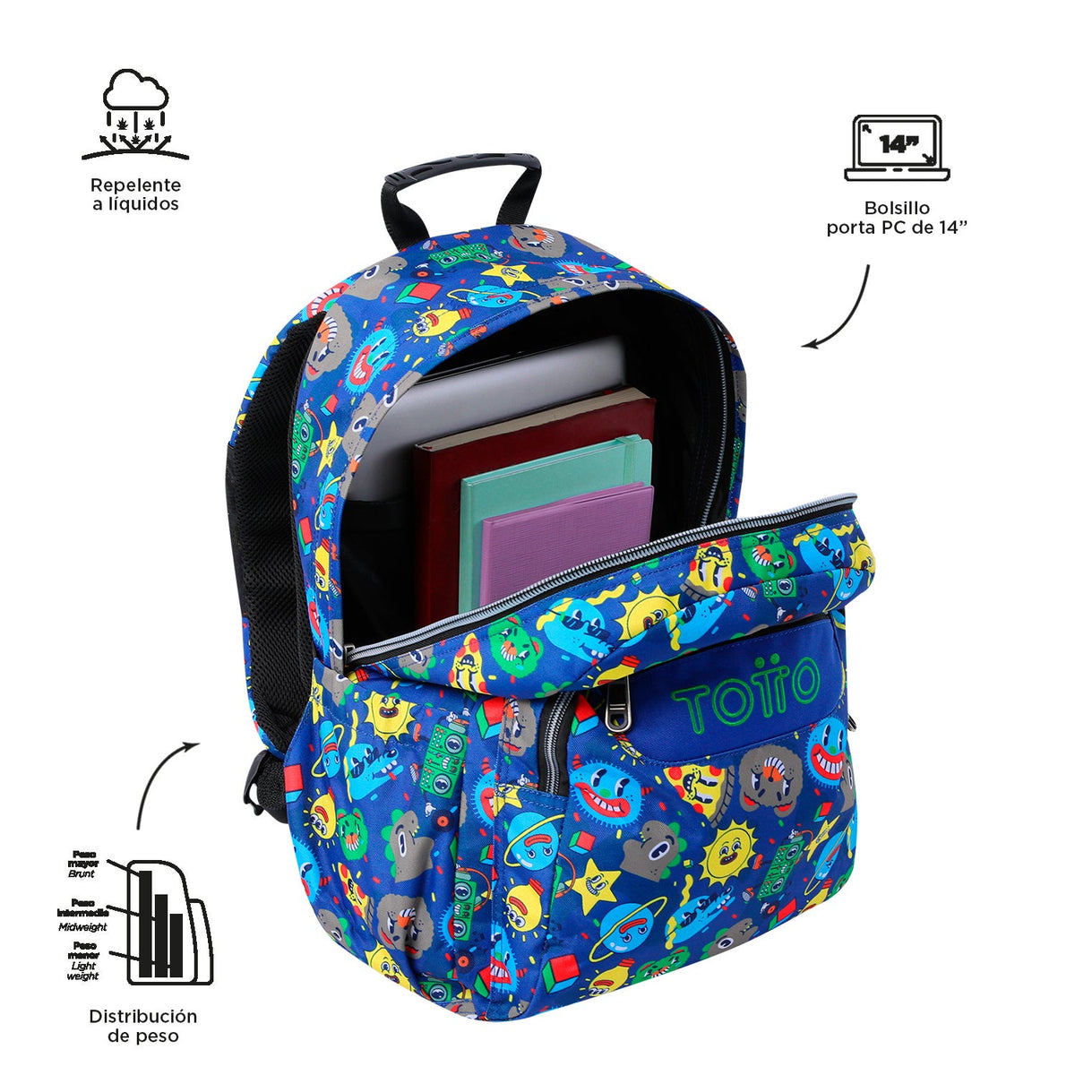 Mochila Acuareles Promo - Adaptable a carro