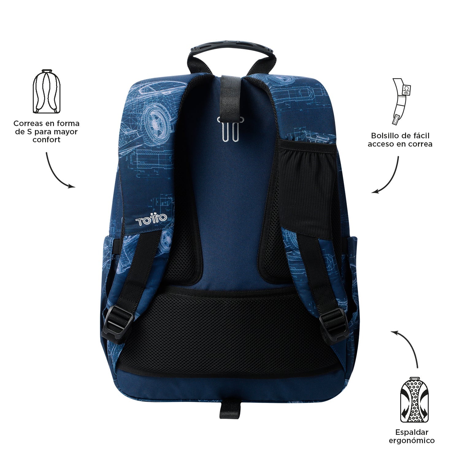 Mochila Acuareles Promo - Adaptable a carro