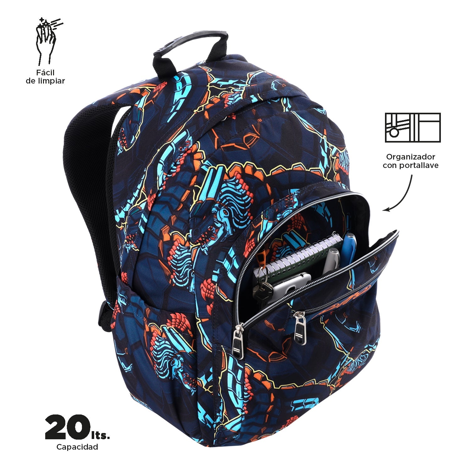 Mochila Acuareles Promo - Adaptable a carro