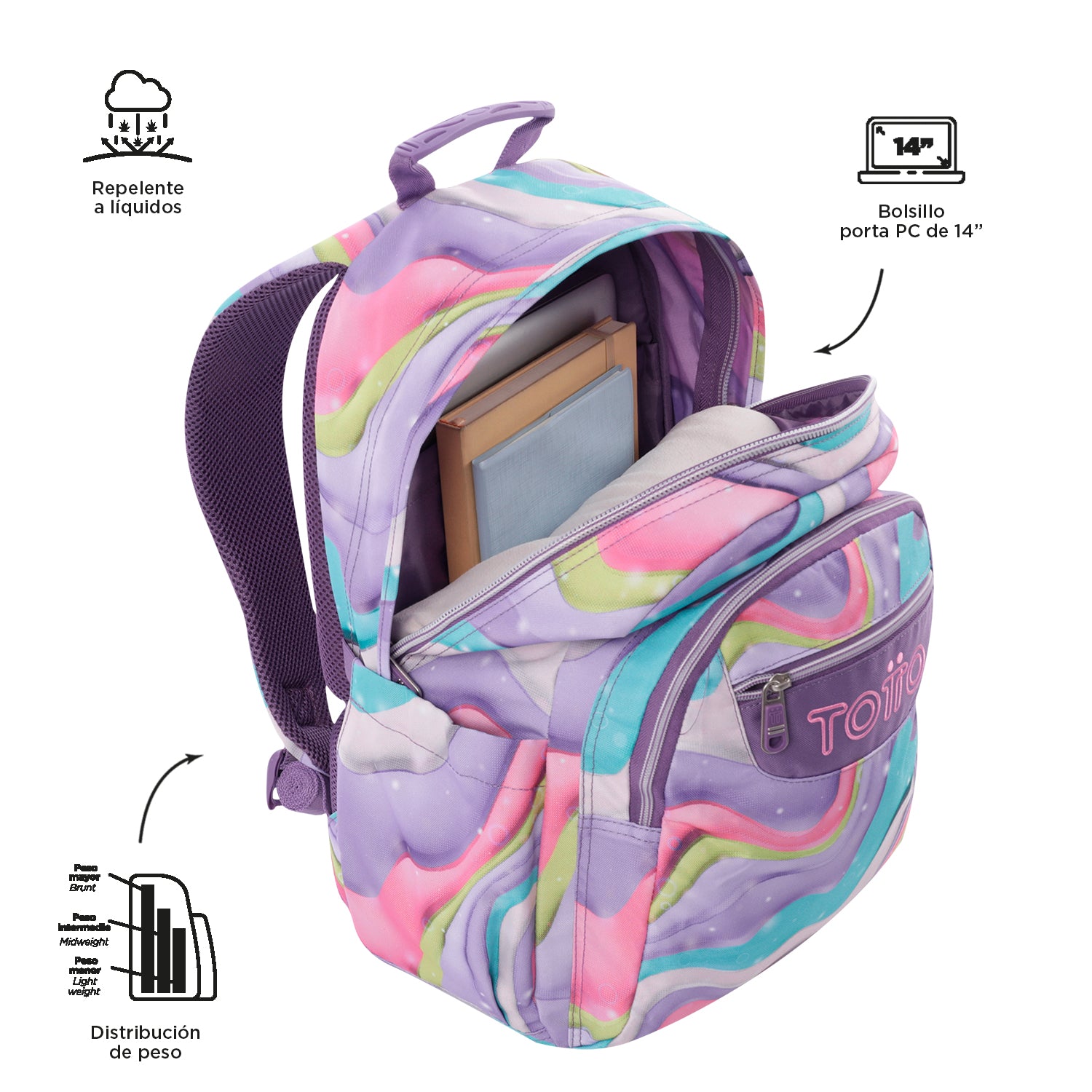 Mochila Acuareles Promo - Adaptable a carro