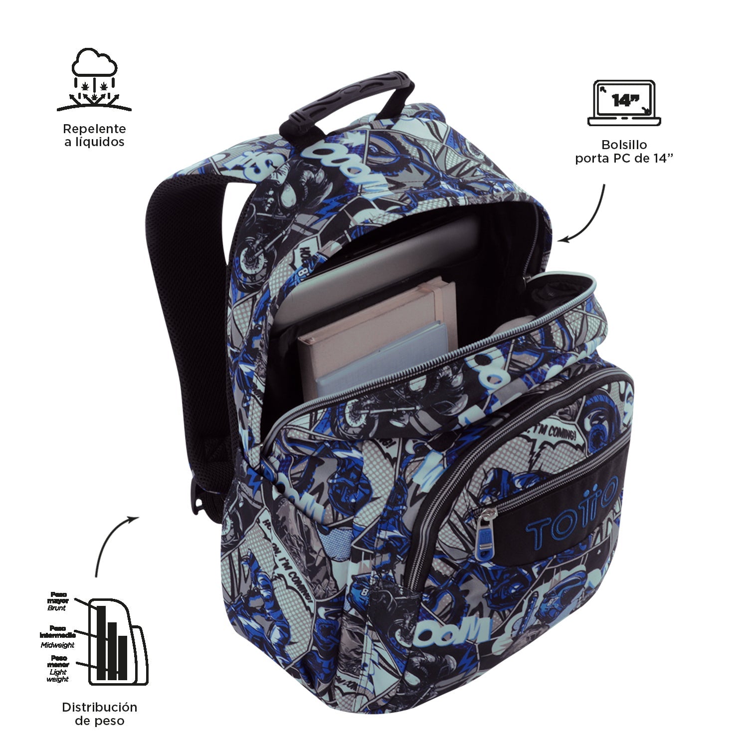 Mochila Acuareles Promo - Adaptable a carro