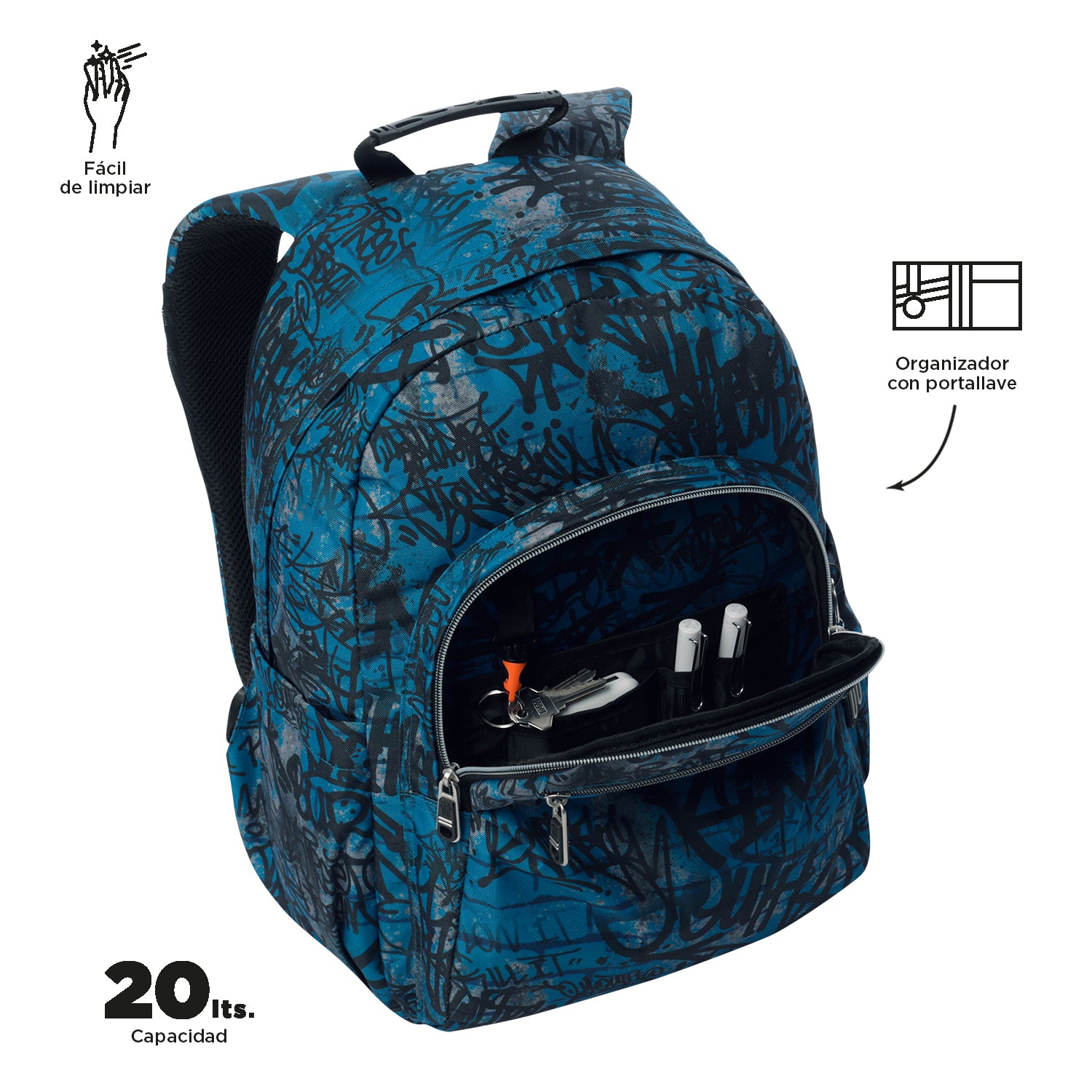 Mochila Acuareles Promo - Adaptable a carro