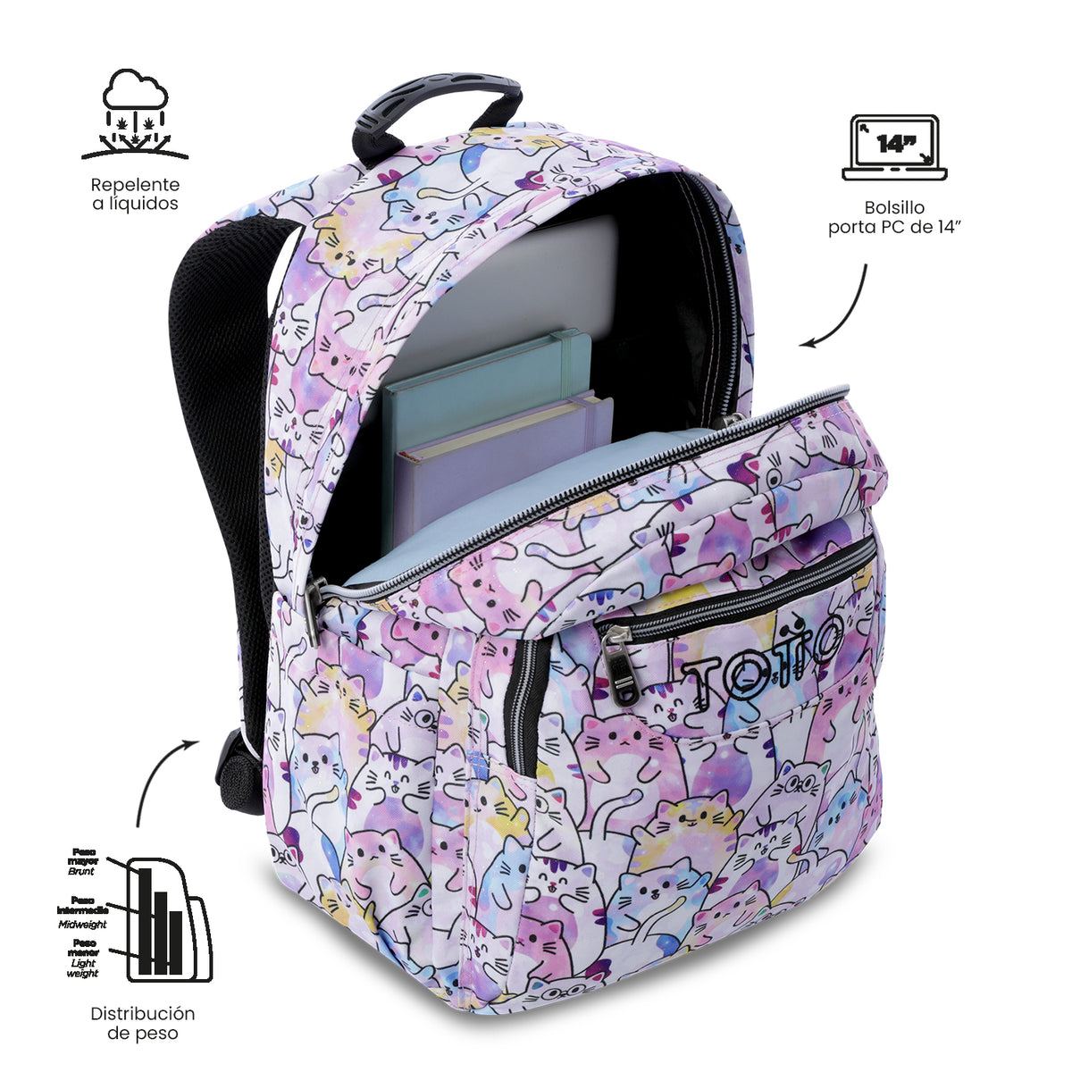 Mochila Acuareles - Adaptable a carro