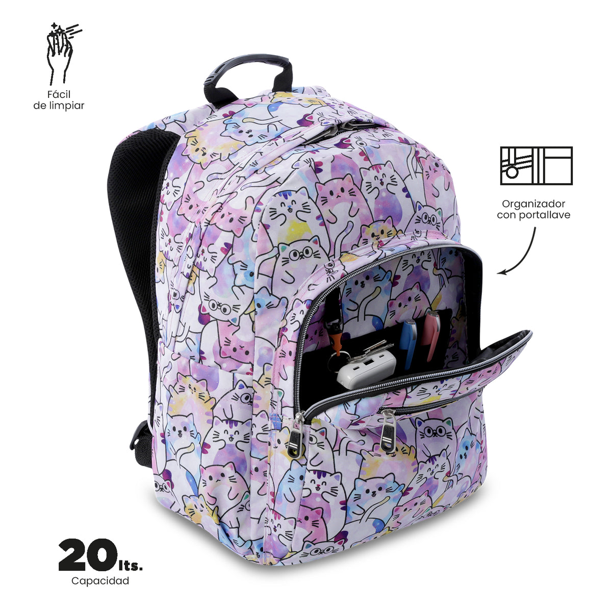 Mochila Acuareles - Adaptable a carro