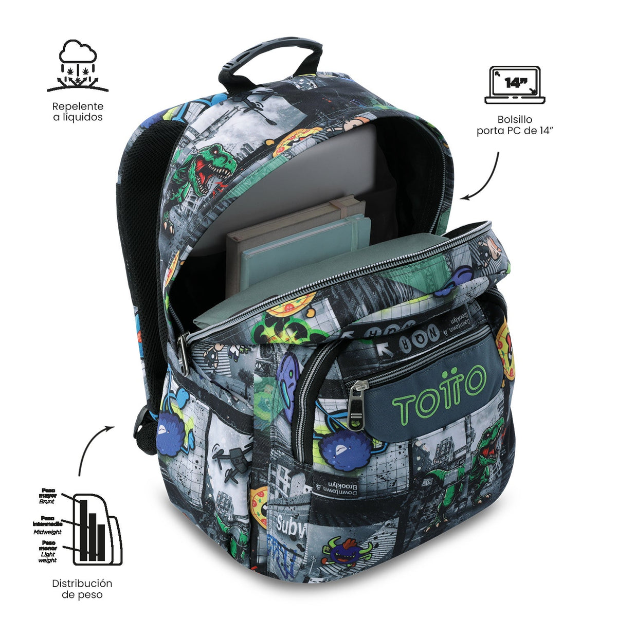 Mochila Acuareles Promo - Adaptable a carro