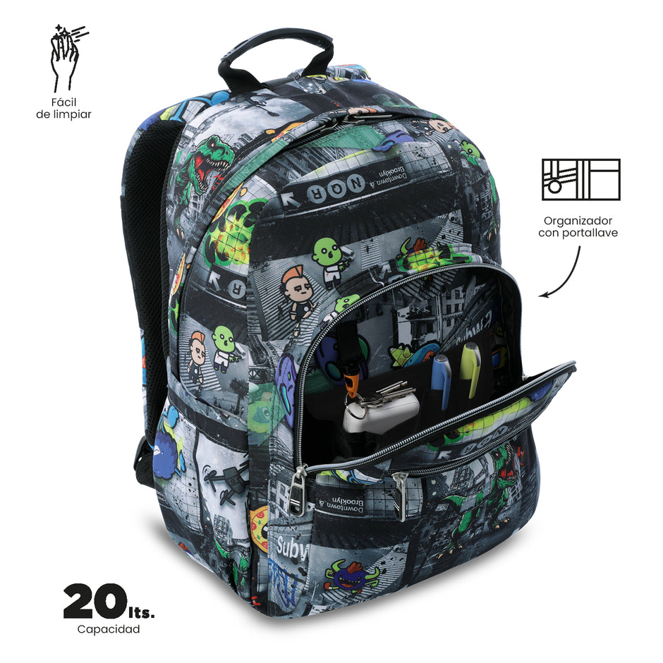 Mochila Acuareles - Adaptable a carro