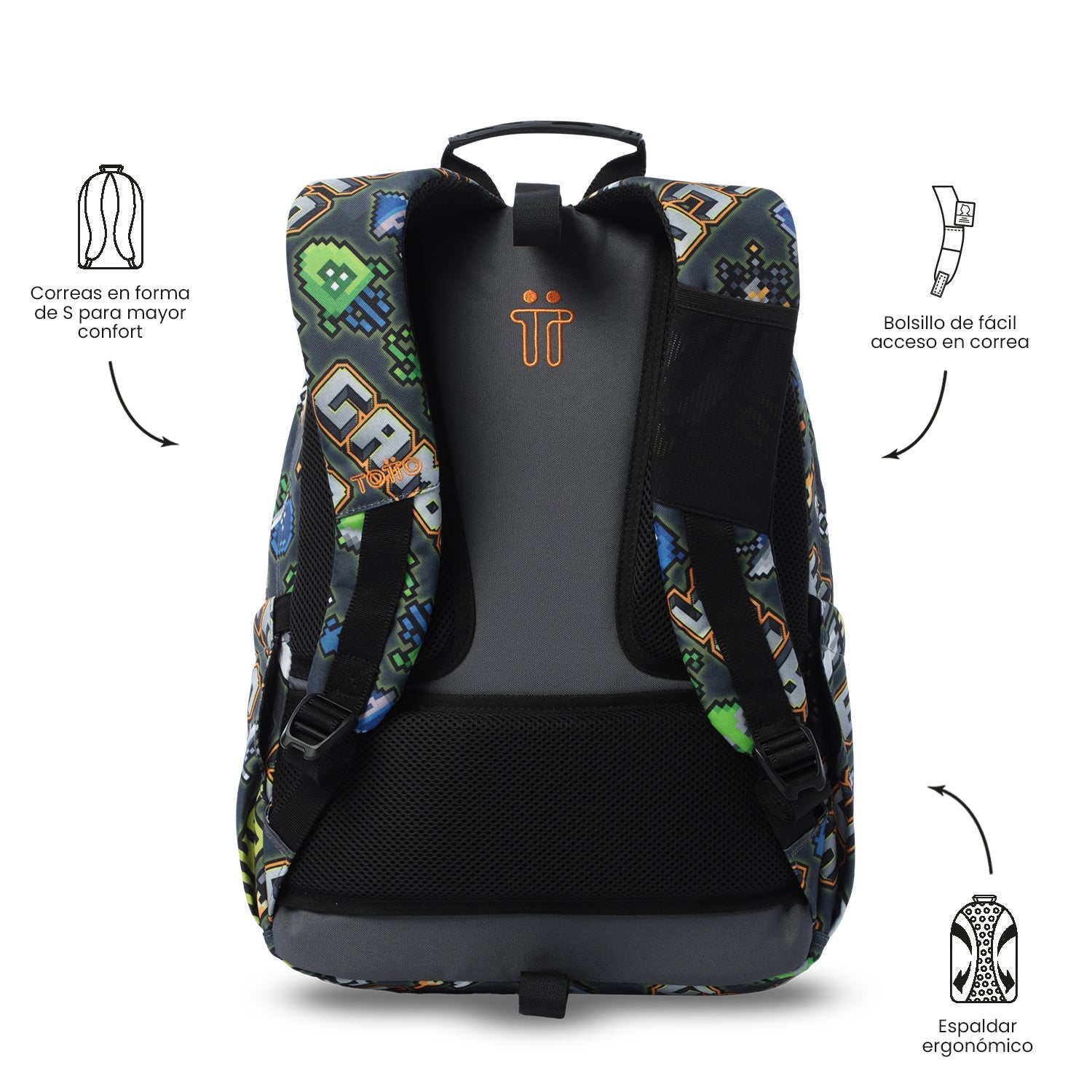 Mochila Acuareles - Adaptable a carro