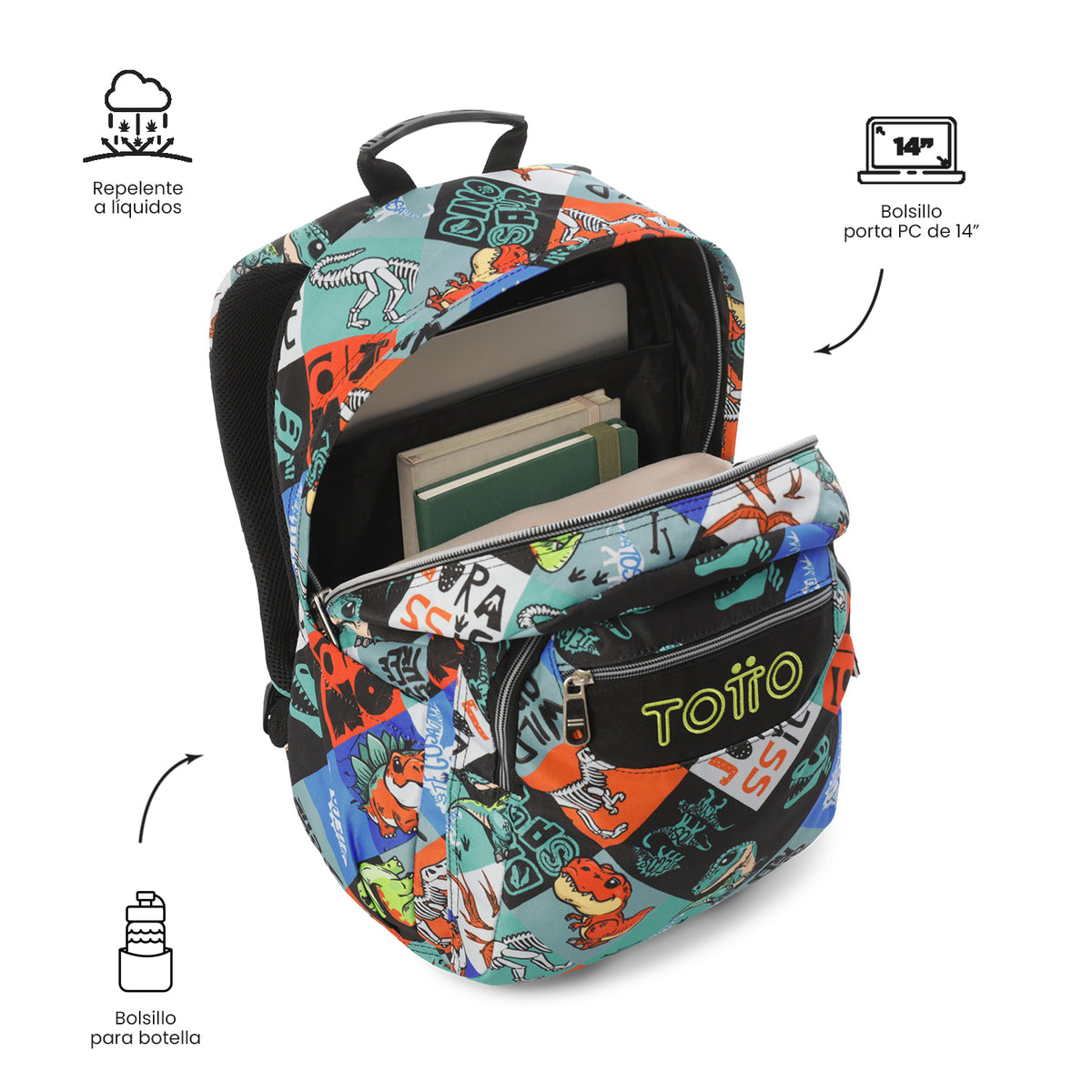 Mochila Acuareles - Adaptable a carro