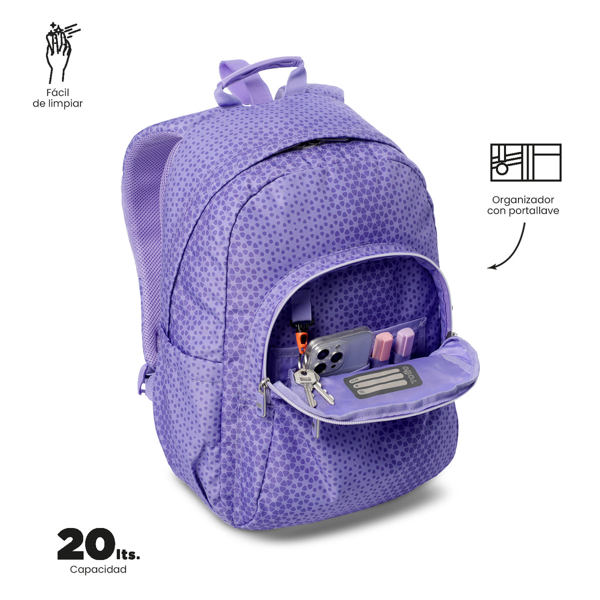 Mochila Acuareles - Adaptable a carro