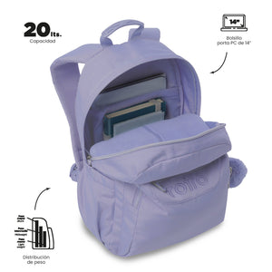 Mochila Acuarela Ecole Solid 