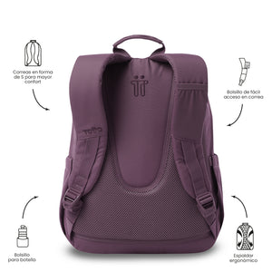 Mochila Acuarela Ecole Solid