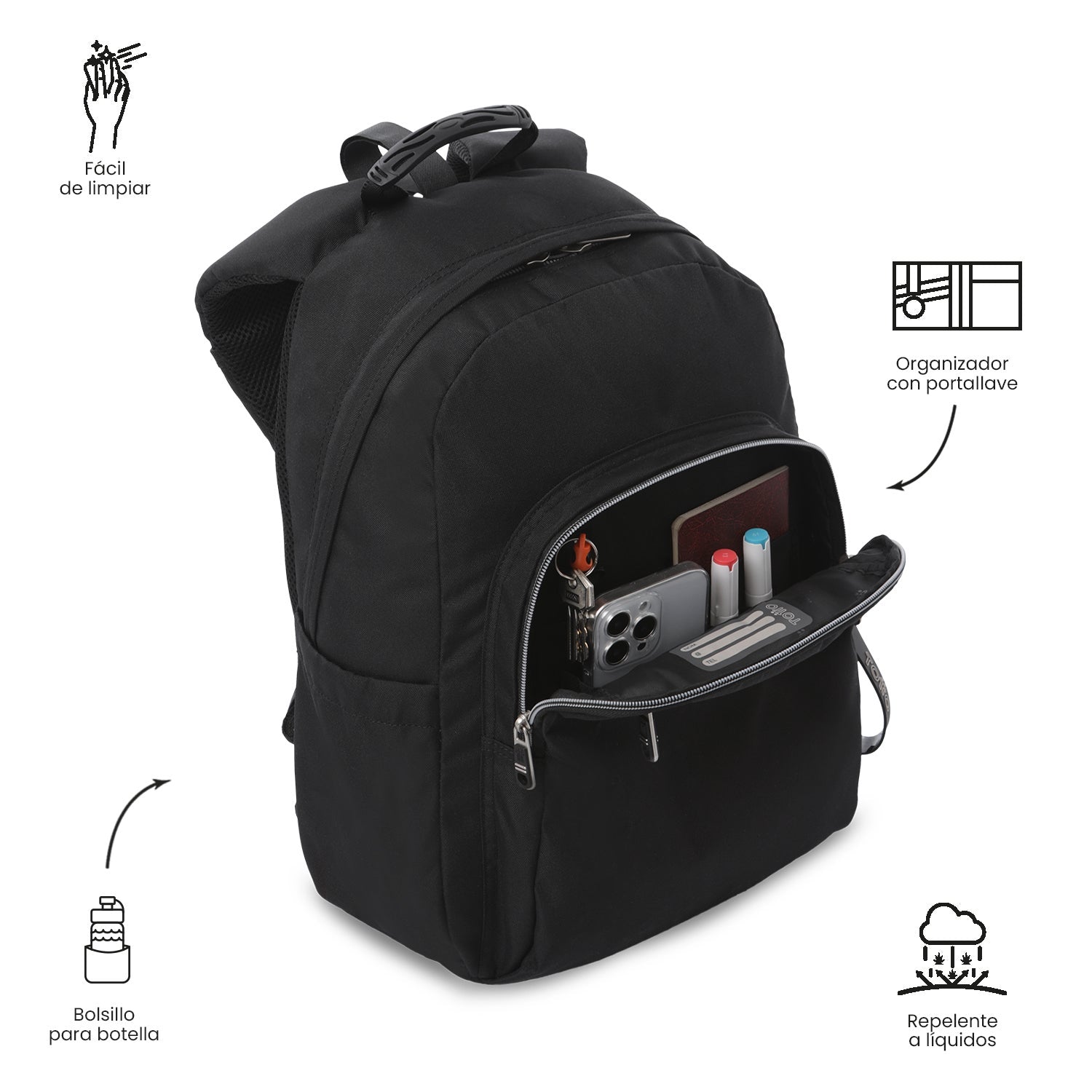 Mochila Acuareles Ecole Solid