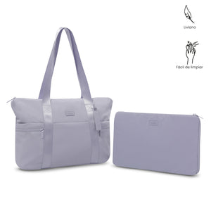 Kit X 2 Bolso L + Porta PC extraíble Atenas