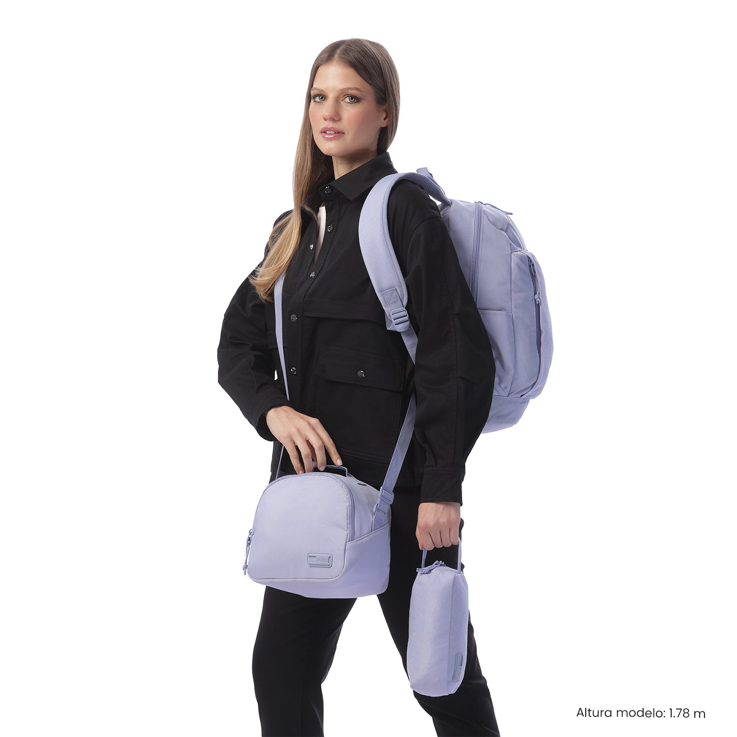 Pack X 3 Mochila + Portameriendas + Estuche Yuno 