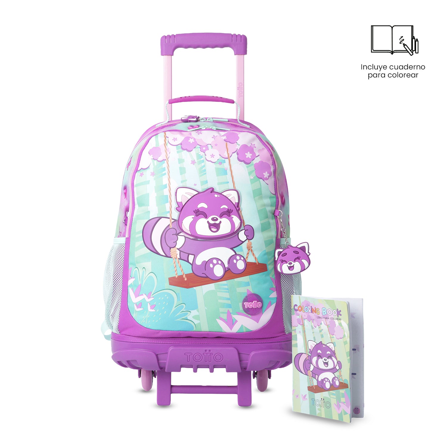 Pack X2 Mochila + Libro para colorear Bambu