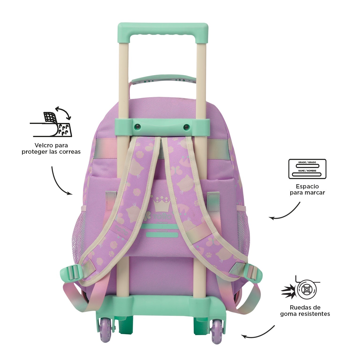 Mochila de ruedas Queen Cat