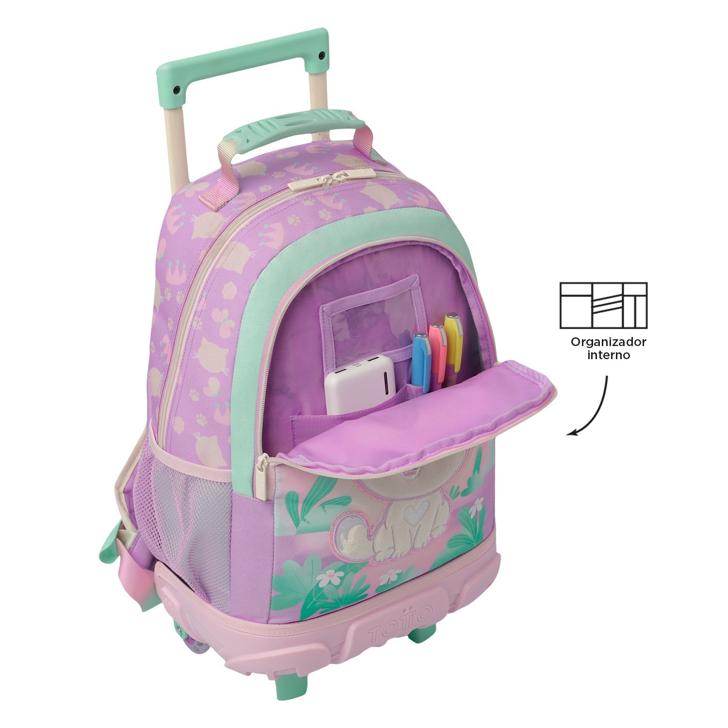 Mochila de ruedas Queen Cat