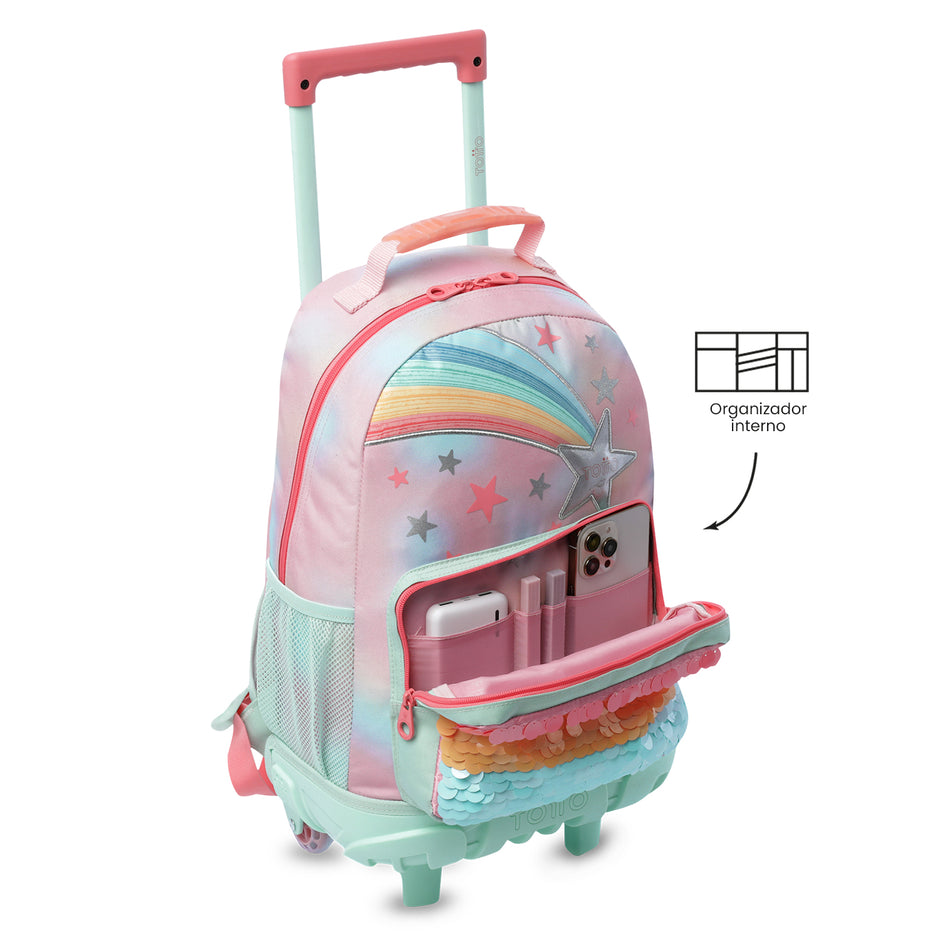Mochila de ruedas Rainbow Star