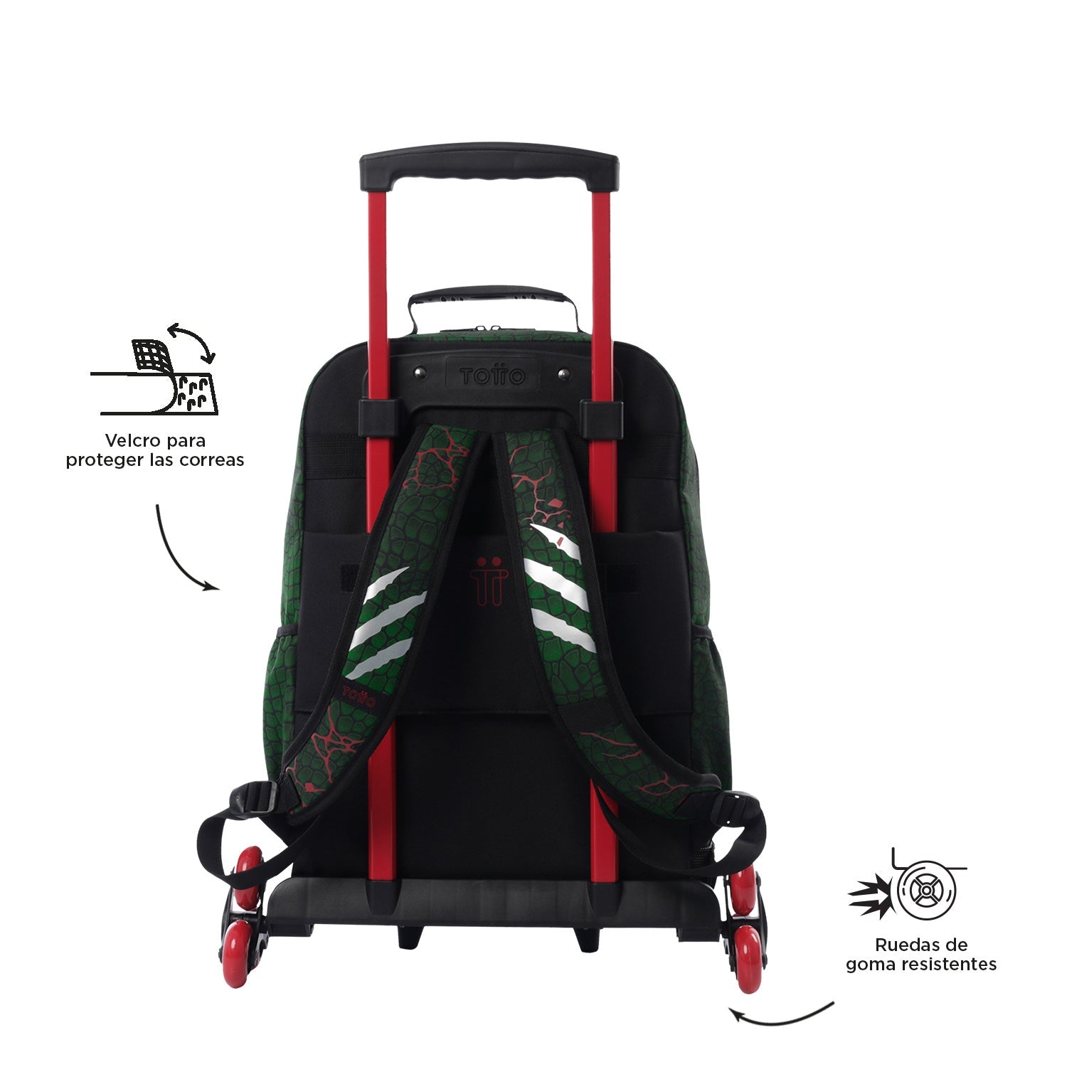 Mochila de triple rueda Rex Dino