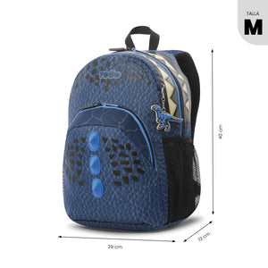Mochila Dino Blue M
