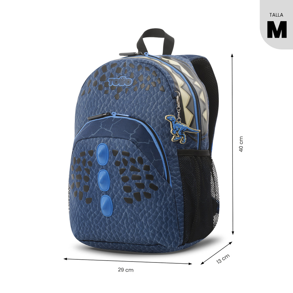 Mochila Dino Blue M