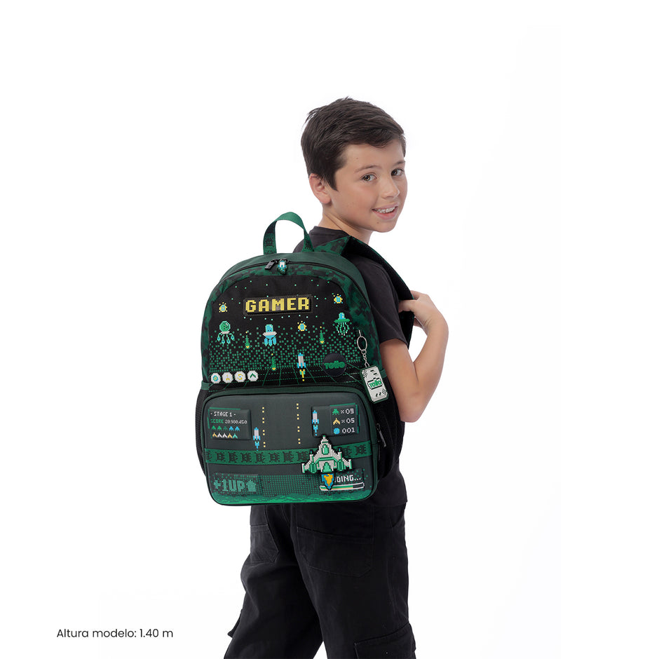 Mochila Píxel Game M