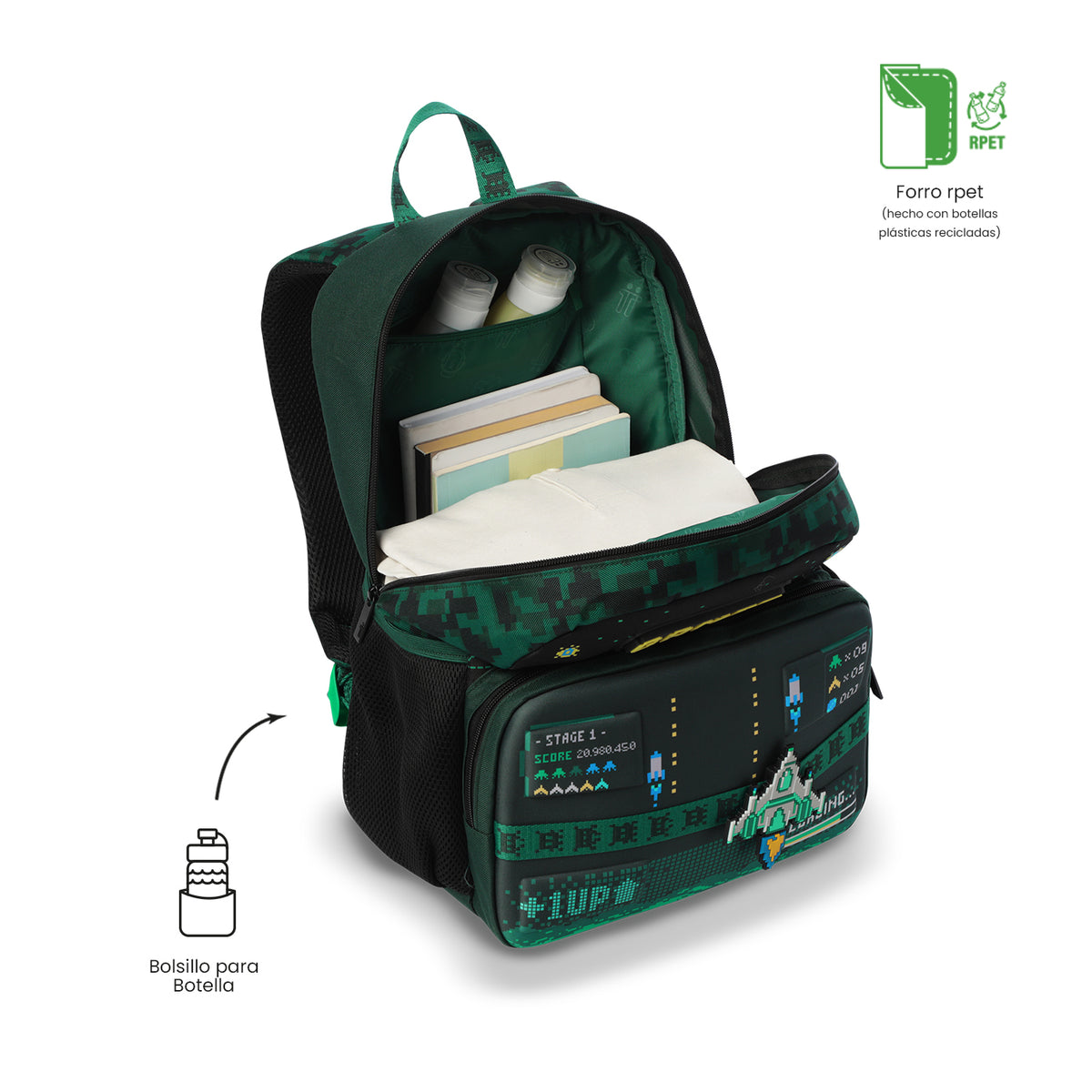 Mochila Píxel Game M